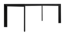 KRISTALIA - Table à rallonge NORI Fenix 166 à 278 cm x 90cm Pieds Aluminium/Plateau Gris Bromo