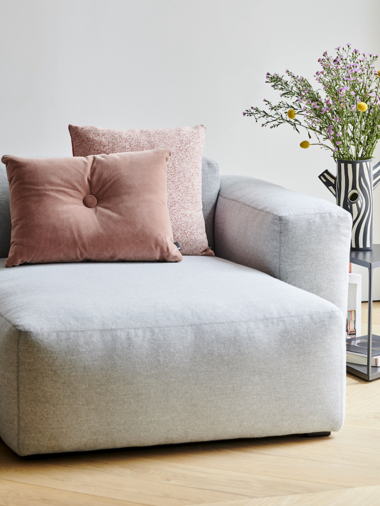 HAY - Canapé MAGS SOFT LOW armrest Sofa COMBINAISON 3 - Tissu SteelcutTrio Light Grey