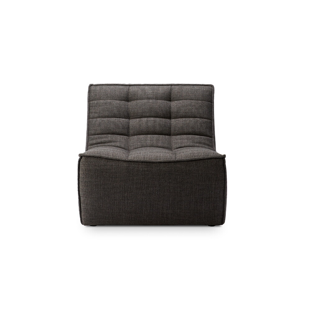 Ethnicraft - N701 Sofa 1 seater Dark grey