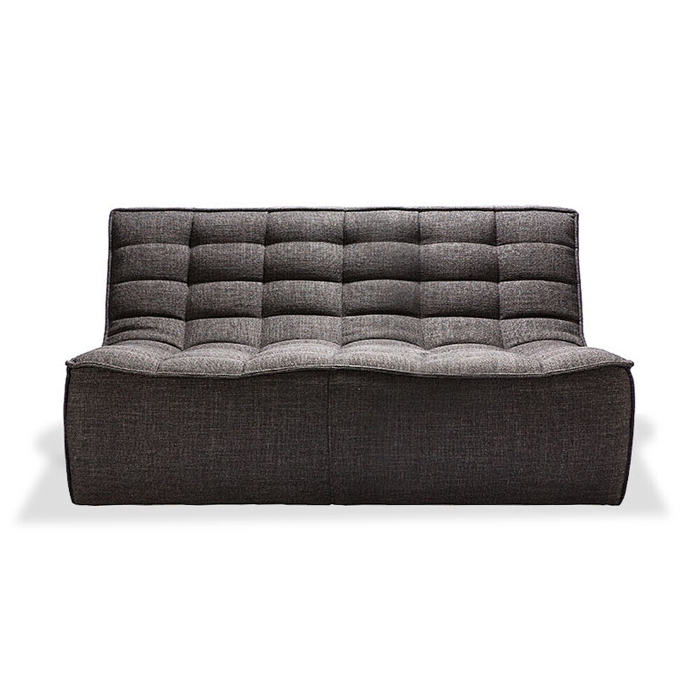 Ethnicraft - N701 Sofa 2 seater Dark grey