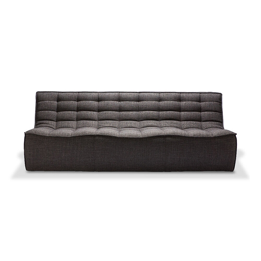 Ethnicraft - N701 Sofa 3 seater Dark grey