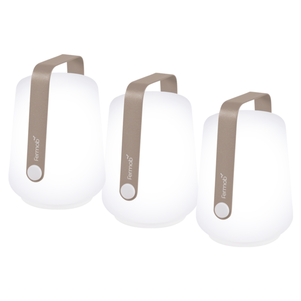 FERMOB - Lot de 3 Lampes portables H12 cm BALAD