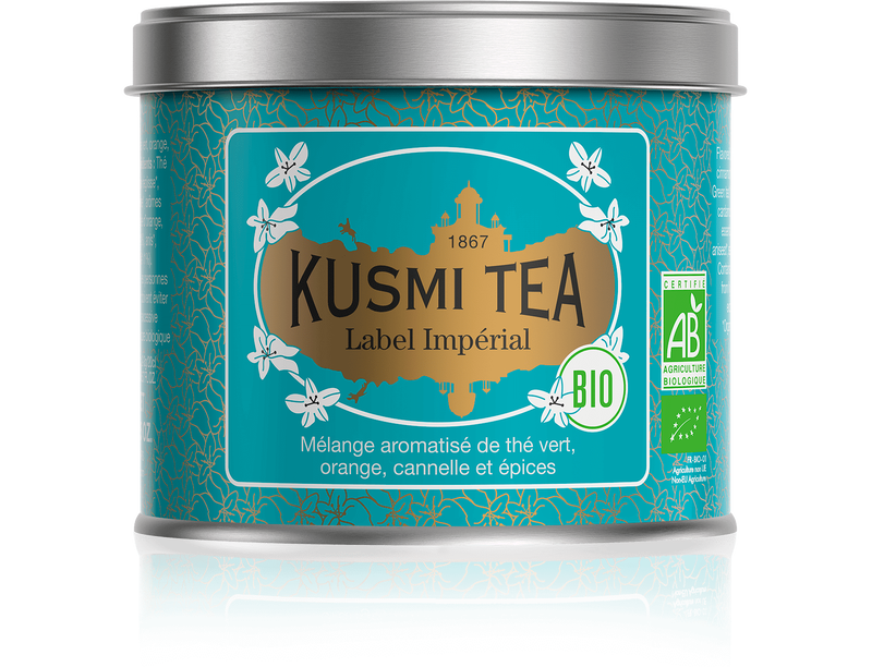 KUSMI TEA - LABEL IMPERIAL Bio Thé vert (boite 100g)