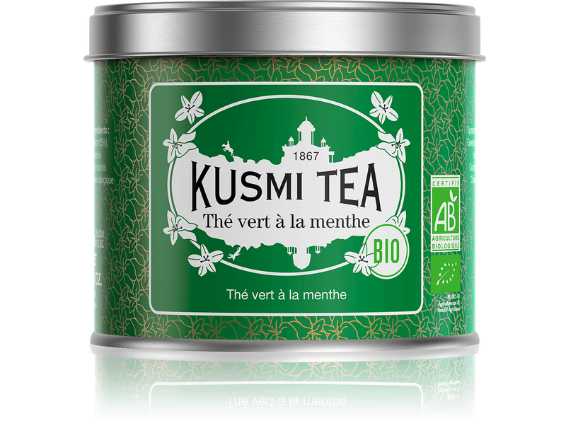 KUSMI TEA - MENTHE Bio Thé vert (100g)