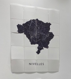 IXXI - Nivelles City Map 80 x 100cm