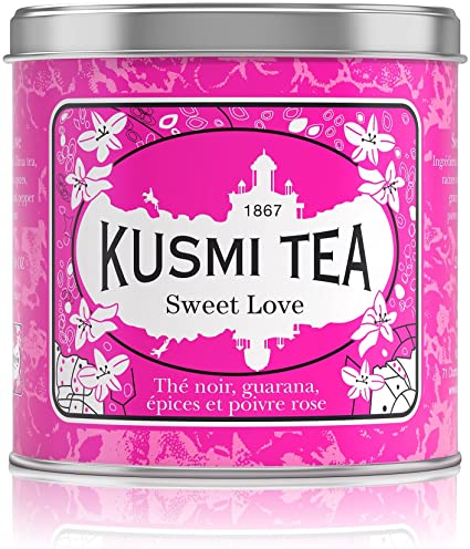 KUSMI TEA - SWEET LOVE Bio Thé noir (boite 100g)