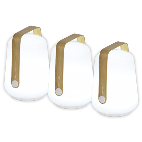 FERMOB - Lot de 3 Lampes portables Bamboo H12 cm BALAD (2024)