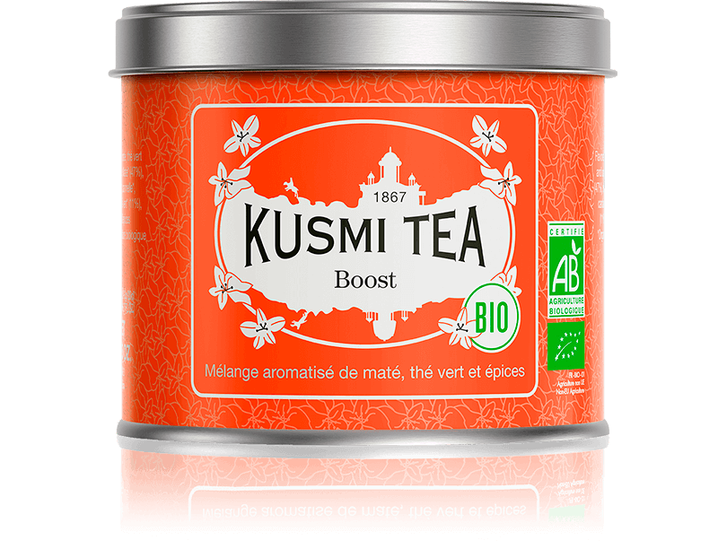 KUSMI TEA - Boost Bio Thé vert (boite 100g)