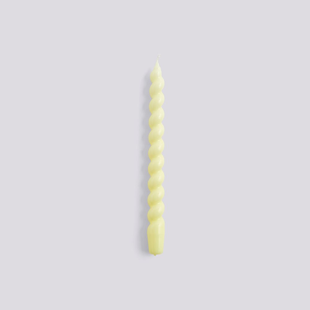 HAY - Bougie SPIRAL LONG Candle CITRUS (H29cm)