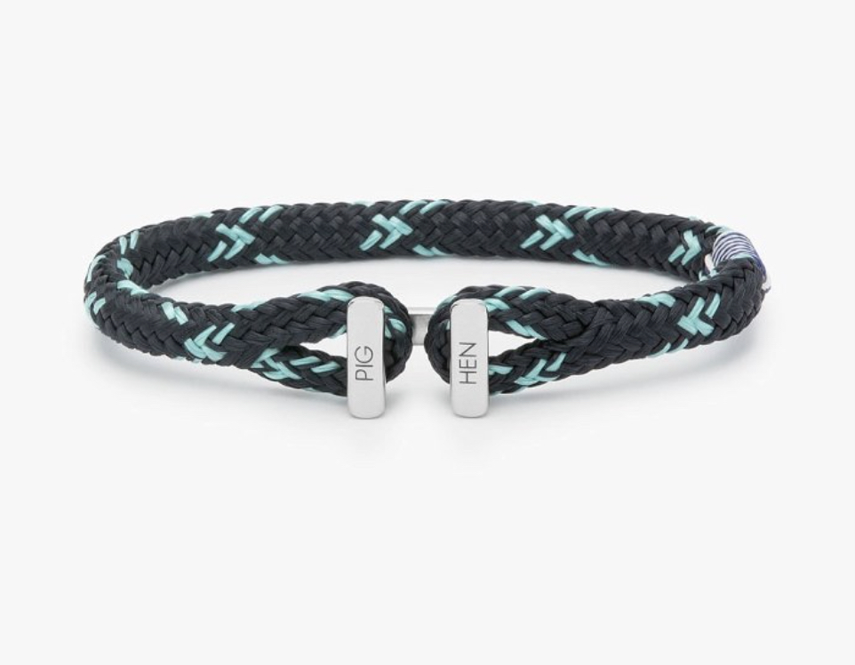 PIG & HEN - ICY IKE NAVY TURQUOISE | SILVER