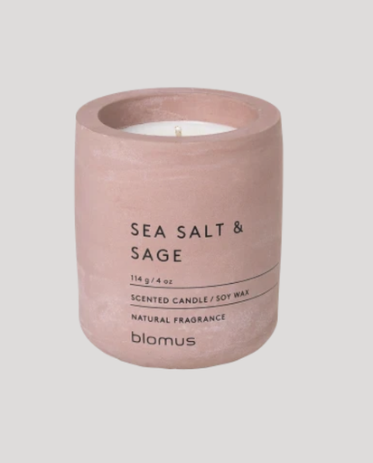 [65651] Blomus - Sented candle Fraga Withered rose Sea salt & Sage